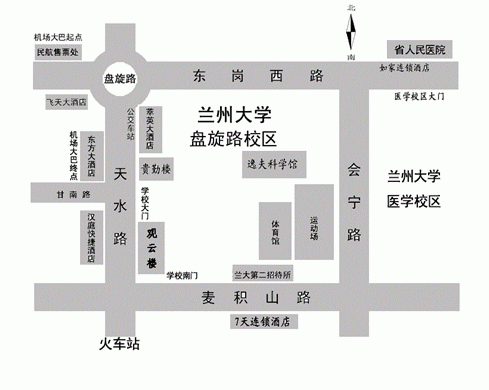 兰州大学榆中校区地图图片