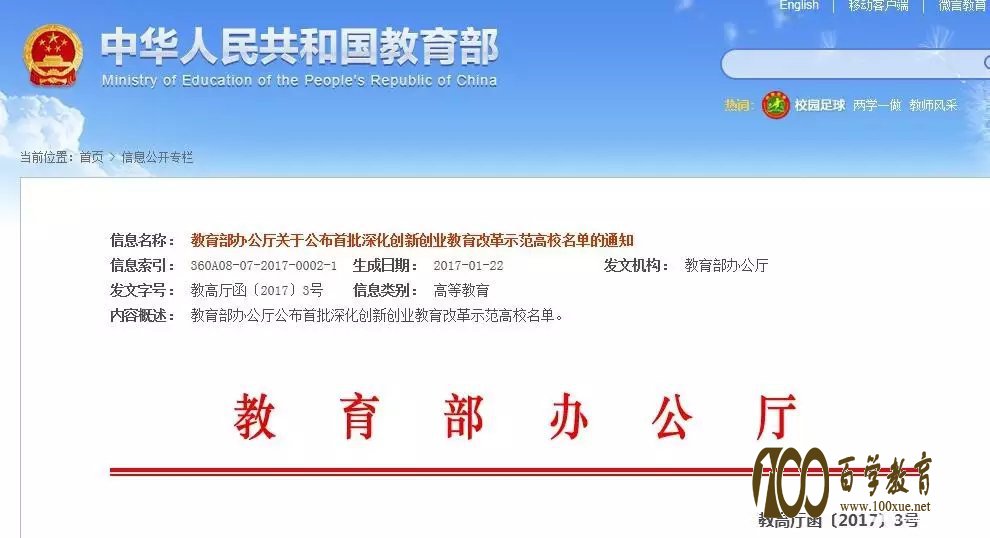 985,211,教育部,点名,全国,深化,创新创业,教育改革,示范,高校,新疆,高校
