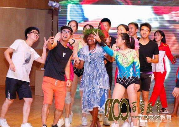 湖南理工学院特殊的一场庆典,瓦努阿图国家队集训队员庆祝第37个国家独立日