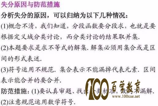 高考数学答题规范