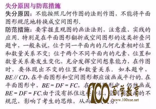 高考数学答题规范
