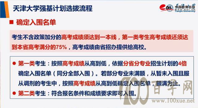 天津大学强基计划简章未公布内容曝光