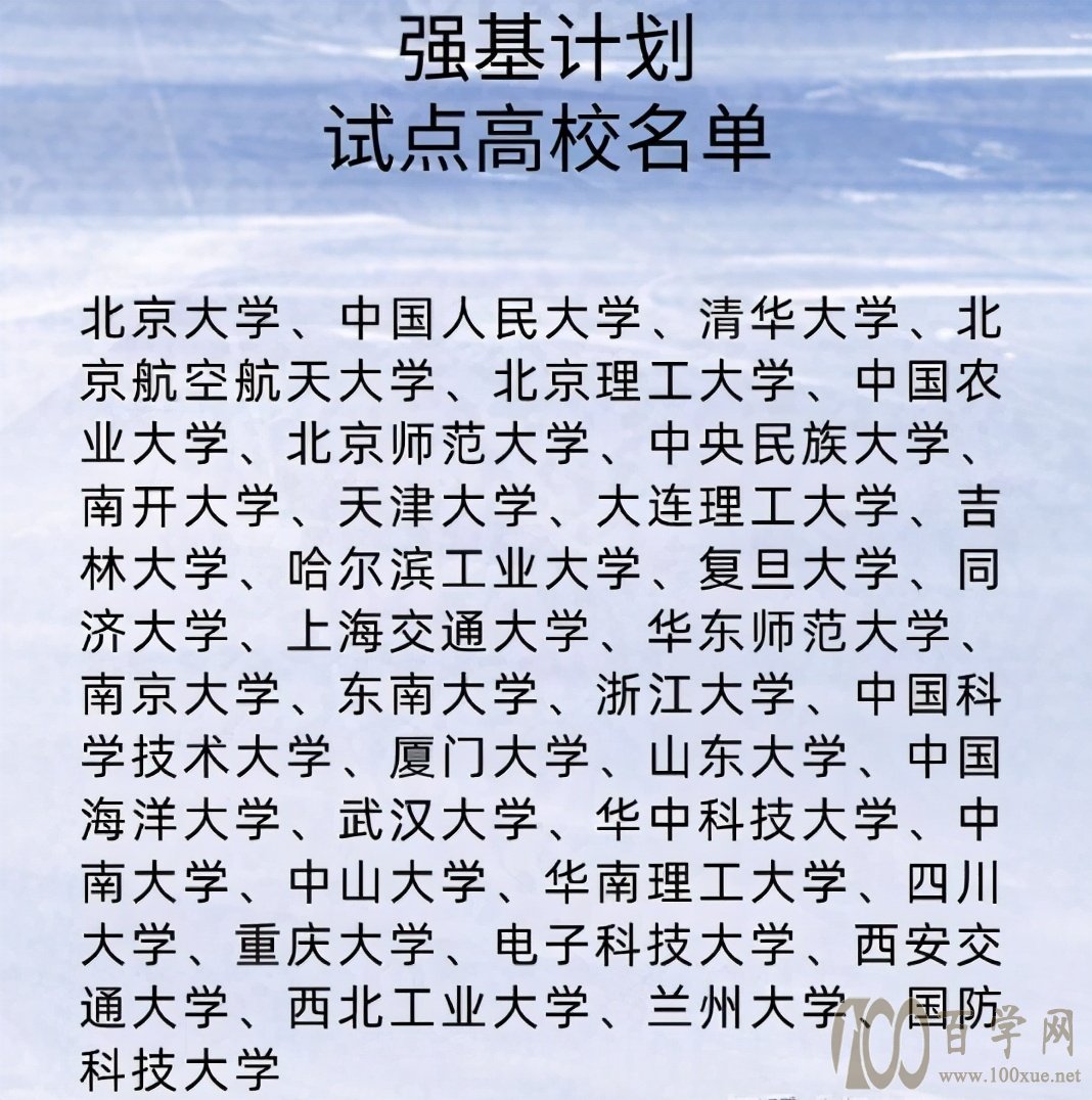 除了“高考”,还有上清华北大的机会?你听说过“强基计划”吗?