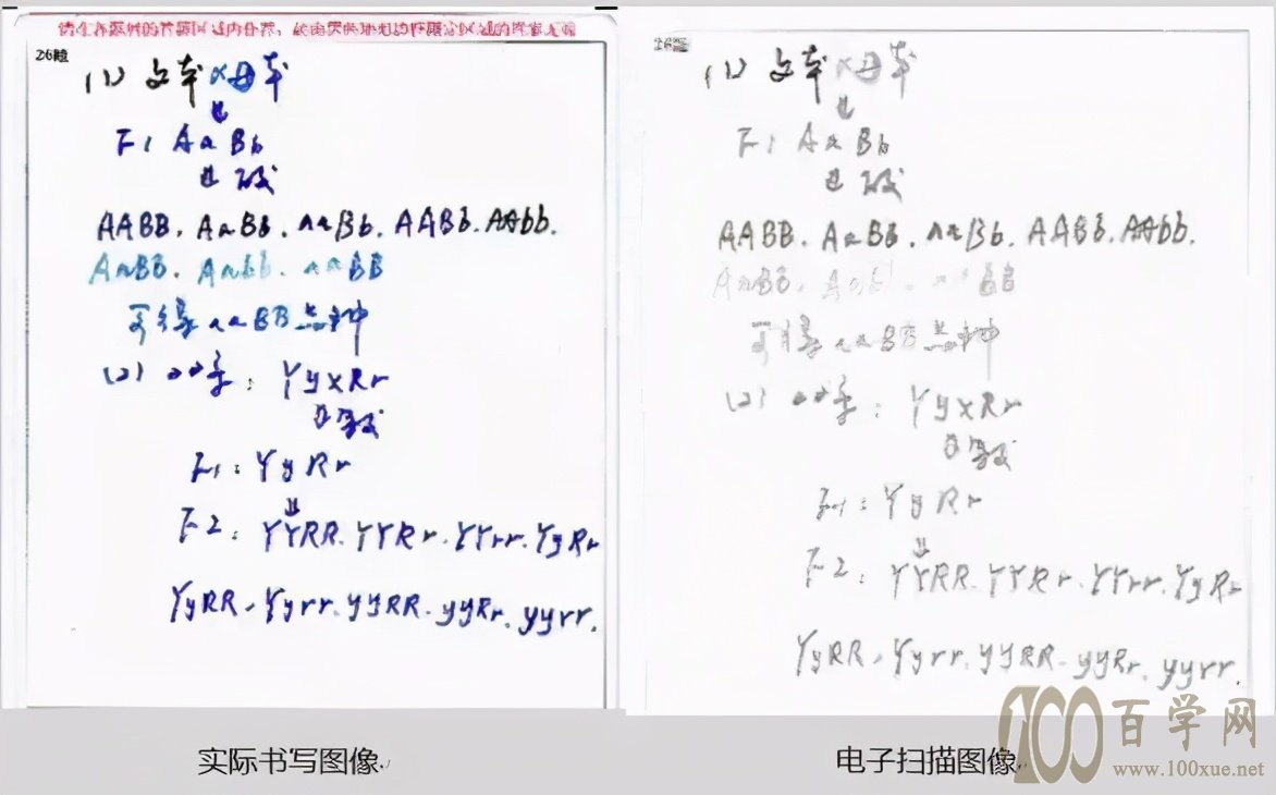 填写答题卡亦要规范,否则怎么丢的分都不知道