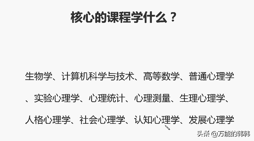 心理学专业的基本信息和考研情况分析
